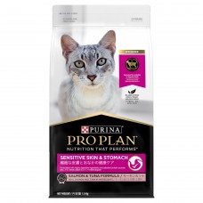 Purina Pro Plan Sensitive Skin & Stomach Salmon & Tuna 1.5kg, 11513082, cat Dry Food, Pro Plan, cat Food, catsmart, Food, Dry Food